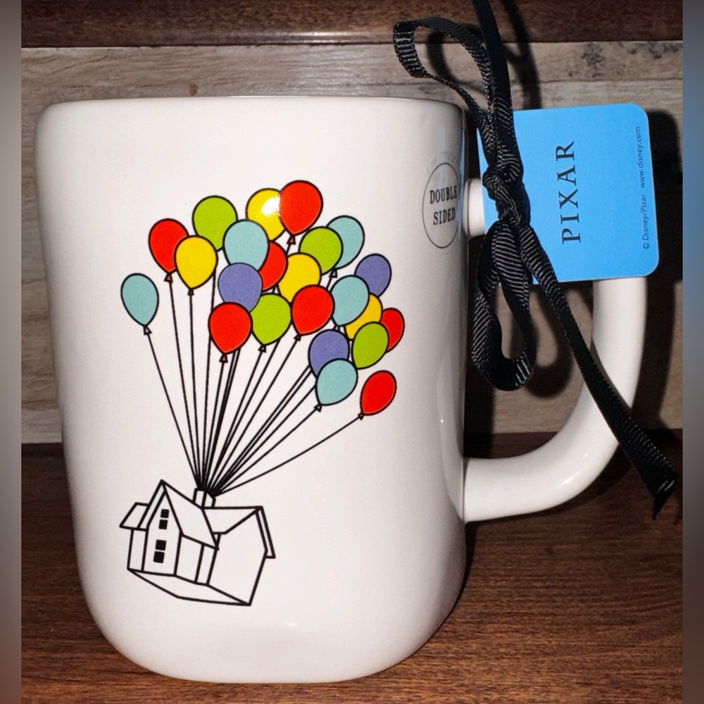 Super Cute 🥰 Rae Dunn Pixar Up Movie  ADVENTURE IS OUT THERE mug - NEW